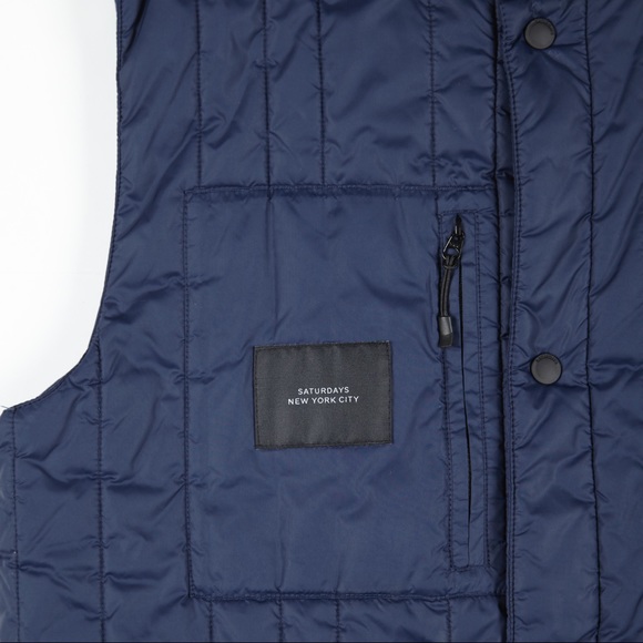 Saturdays Surf NYC Rodney PrimaLoft reversible vest - Picture 5 of 7